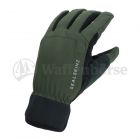 SEALSKINZ  oliv/black 100 % Waterproof Schlitzfinger