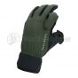 SEALSKINZ  oliv/black 100 % Waterproof Schlitzfinger