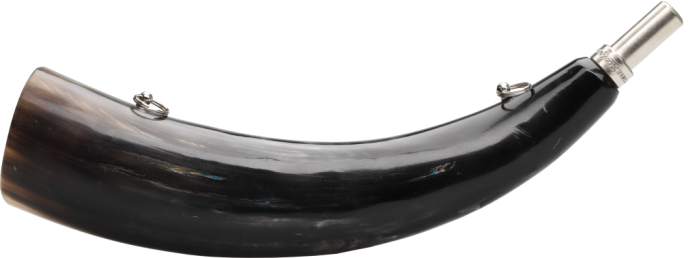 ELLES Treiberhorn aus Kuhhorn 27cm