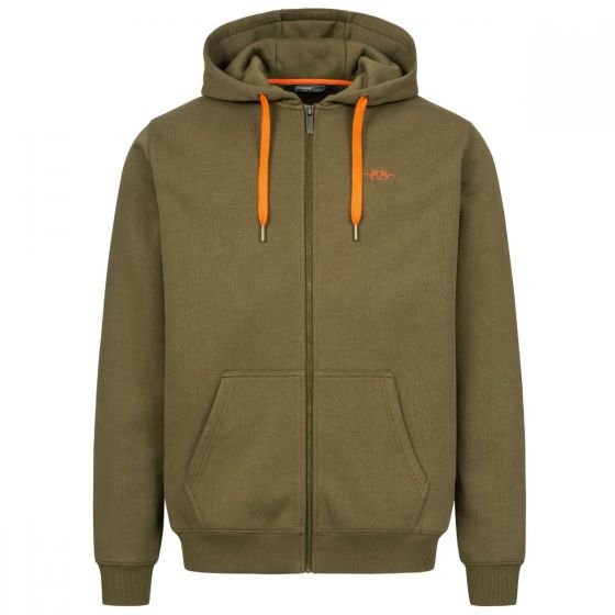 Blaser Outfits Hoody Jacke Oliv